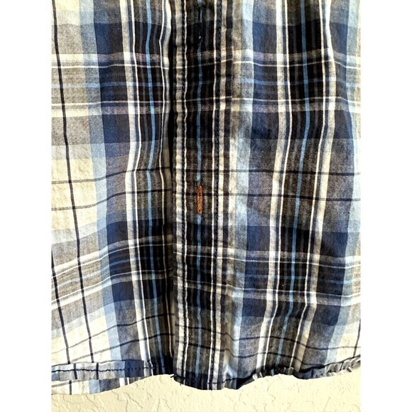 Original Weatherproof Vintage Flannel Long Sleeve Shirt Men's Size L Button up - Picture 15 of 16